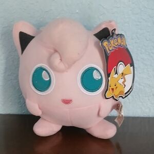 Pokémon Jigglypuff Plush 6in NWt